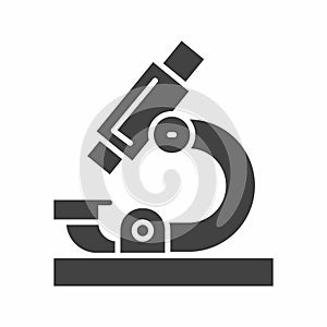 Microscope icon vector image.