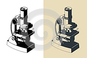 Microscope illustrations