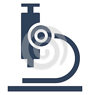 Microscope Isolated Vector icon that can easily modify or edit