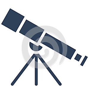 Microscope Isolated Vector icon that can easily modify or edit