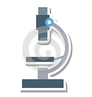 Microscope Isolated Vector Icon Editable
