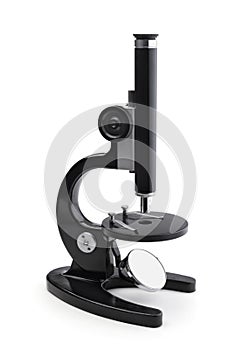 Microscope isolated on white