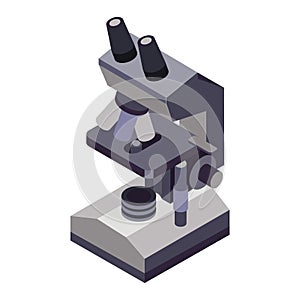 Microscope  isometric icon .