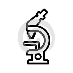 Microscope, lab icon
