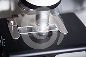 microscope at laboratory