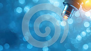 A Microscope Lens Closeup