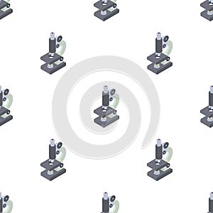 Microscope pattern seamless vector