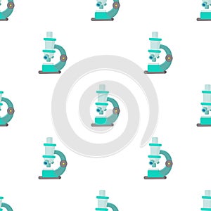 Microscope pattern seamless vector