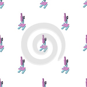 Microscope pattern seamless vector