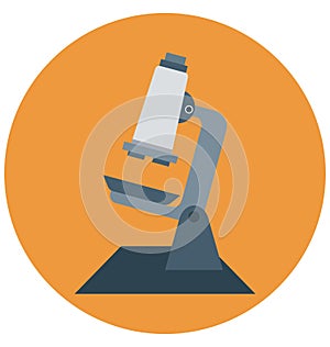 microscope, research, Isolated Vector icon that can be easily modified or edit