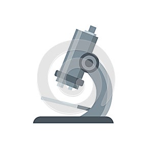 Microscope. Scientific equipment of laboratory