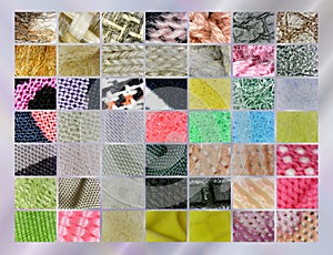 Microscope Snapshots: Synthetic fibres and materials