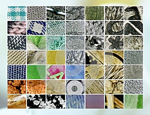 Microscope Snapshots: Various materials