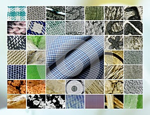 Microscope Snapshots: Various, plaid fabric