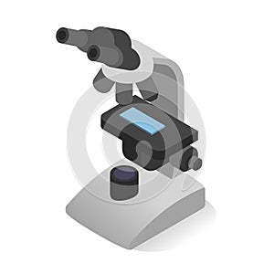 Microscope vector searching microbiology biology chemistry at laboratory or educational institution photo