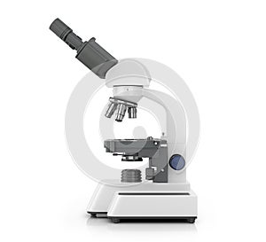 Microscope white background