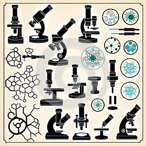 Microscopes, AI-generatet