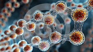 microscopic cellular network structure