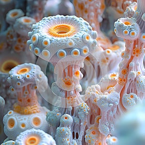 Microscopic Cellular World photo