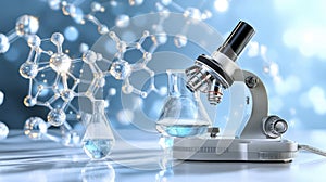 Microscopic Exploration: Molecular Structures and Scientific Discovery