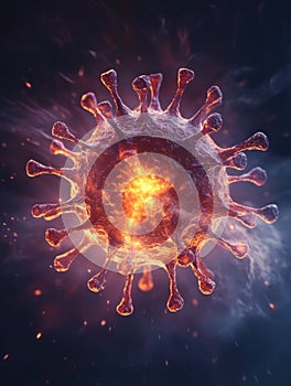 Microscopic Influence of a Glowing Cell