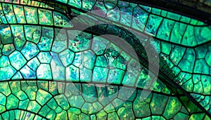 Intricate Dragonfly Wing Macro Texture