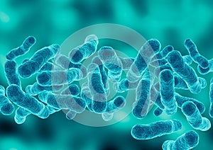 Microscopic magnification Legionella pneumophila, Gram-negative bacillus that causes pneumonia