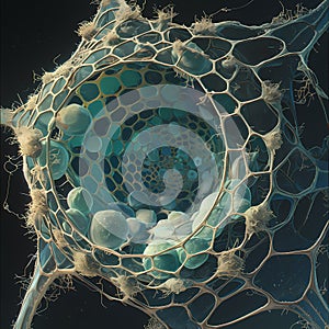 Microscopic Marvel: Captivating Cellular Architecture