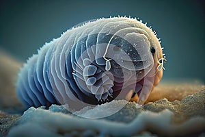 Microscopic organism creature colorful