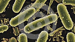 Microscopic Rod-Shaped Bacteria: Cellular Structure and Morphology