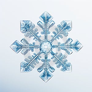 Microscopic Snowflake Imagery Delicate Markings And Symmetrical Figures
