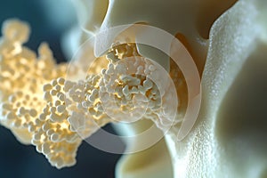 Microscopic View of Bone Structure