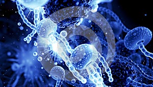 Microscopic View of Molecular Structures