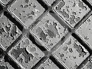 Microscopic view of textured surface pattern
