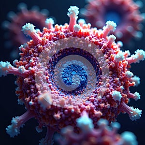 Microscopic view of vibrant cell structures, intricate details revealed , structure, research, high resolution