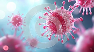 Microscopic View of a Virus