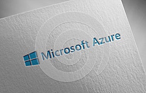 Microsoft-azure-2_1 on paper texture