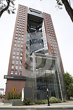 Microsoft office building at MIT university