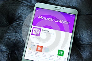 Microsoft OneNote app