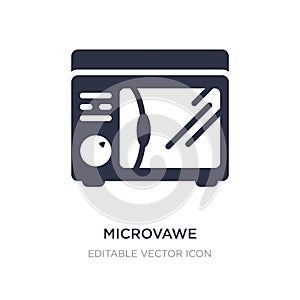 microvawe icon on white background. Simple element illustration from Other concept photo