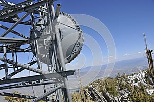 Microwave Antenna on Mtn. Peak