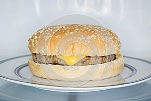 Microwave Cheeseburger