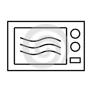 Microwave icon - vector sign