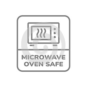 Microwave oven safe label