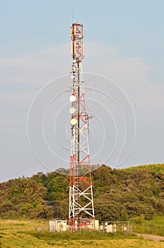 Microwave tower antenna