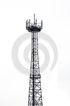 Microwave tower isolated