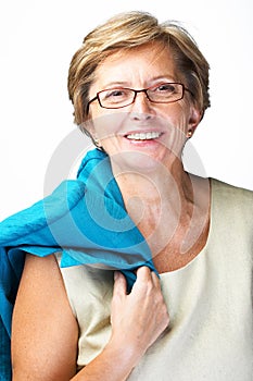 Mid adult woman smiling