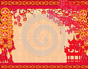 Mid-Autumn Festival for Chinese New Year - card