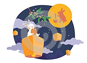 Mid-Autumn Festival illustration