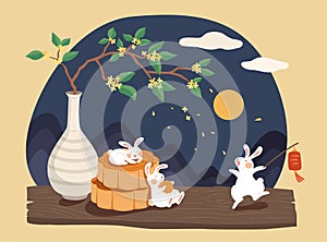 Mid-Autumn Festival illustration